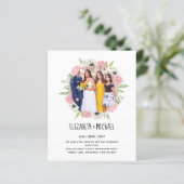 Papier Budget Trending PHOTO Mariage Invitations de récep (Debout devant)