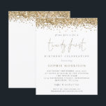 Papier Budget Trendy Gold Parties scintillant 21e anniver<br><div class="desc">Il y a deux options de papier à choisir pour cette taille (4, 5 x 5, 6 po) dans la plage Budget. Pour ce produit, je recommanderais le semi-brillant qui est un stock de carte de 110 gsm, semblable en épaisseur à une carte postale. L'option Satin est un papier beaucoup...</div>