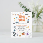 Papier Budget Trick or Treat Halloween fête d'anniversair (Debout devant)
