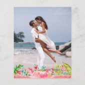 Papier Budget Tropical Beach Calligraphy Enregistrer la d (Dos)