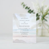 Papier Budget Tropical Beach Palm VS 2 Mariage (Debout devant)