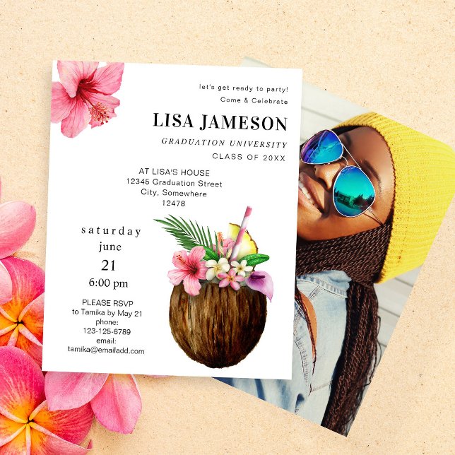 Papier Budget Tropical Coconut Gradauw/ Photo V2 (Créateur téléchargé)