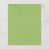 Papier Budget Tropical Foliage Green Faire-part de mariag (Dos)