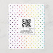 Papier BUDGET Tropical gay lesbian faire-part de mariage (Dos)