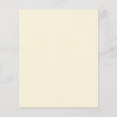 Papier Budget tropical pampas herbe faire-part de mariage (Dos)