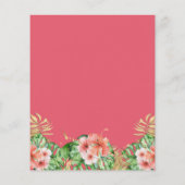 Papier Budget Tropical Summer Floral Couples Baby shower (Dos)