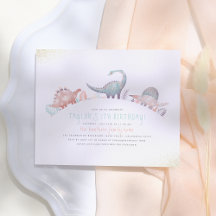 Budget Turquoise & Gold Girl Dinosaur anniversaire