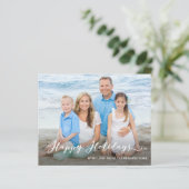 Papier Budget Turquoise Joyeux Joyeux Vacances Photo manu (Debout devant)