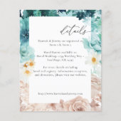 Papier Budget Turquoise & Rose Pâle V2 (Devant)
