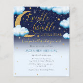 Papier Budget Twinkle Little Star Blue Boy Premier annive (Devant)
