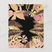 Papier Budget Two Wild Pink Black 2e Invitation d'anniver (Dos)