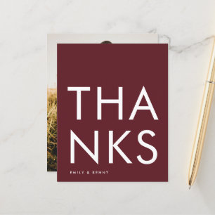 Papier Budget Ultra Moderne Grand Monogramme Bourgogne Ma