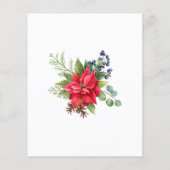 Papier Budget Un Joyeux Baby shower de Noël Invitation (Dos)