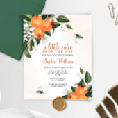 Papier Budget Un Petit Baby shower Cutie Invitation