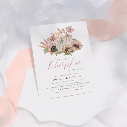 Papier Budget Un Petit Baby shower De Fille De Tournesol