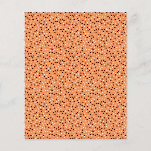 Papier Budget Un Petit Boo Baby shower Éffrayant Hallowee (Dos)