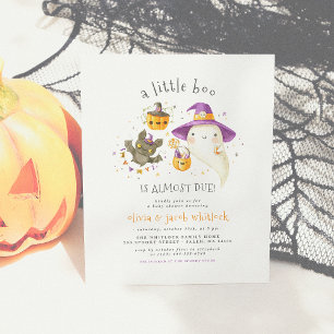 Papier Budget Un Petit Boo Halloween Automne Baby Shower
