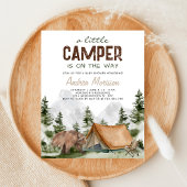 Papier Budget Un Petit Camper Ours Bébé Garçon Douche