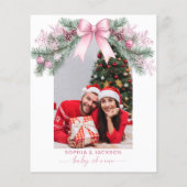 Papier Budget Un Petit Ensemble De Joy Baby shower Invita (Dos)