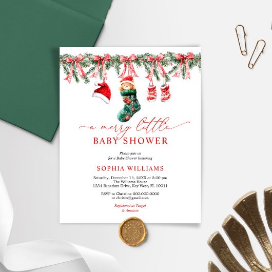 Papier Budget Une Jolie Petite Invitation Baby shower