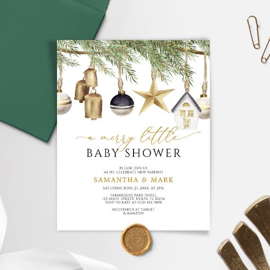 Papier Budget Une Jolie Petite Invitation Baby shower