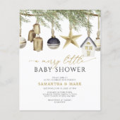 Papier Budget Une Jolie Petite Invitation Baby shower (Devant)
