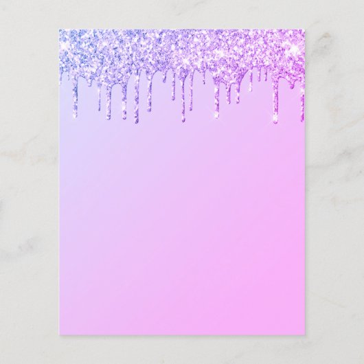 Papier BUDGET Unicorn Face Parties scintillant Anniversai (Dos)