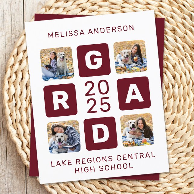 Papier Budget Unique Bourgogne 4e Diplôme Photo (Créateur téléchargé)