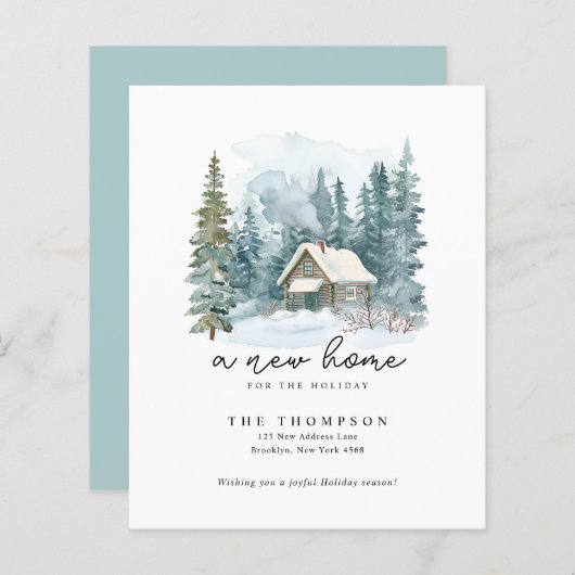 Papier BUDGET Vacances Nouvelle Maison Écriture manuscrit (Devant / Derrière)