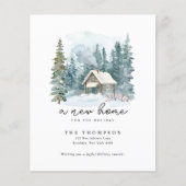 Papier BUDGET Vacances Nouvelle Maison Écriture manuscrit (Devant)