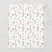 Papier Budget Végétation hivernale Flore rouge 60e annive (Dos)