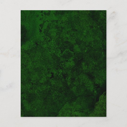 Papier BUDGET Verdure & Or Minimal Faire-part de mariage (Dos)