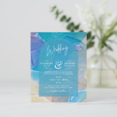 Papier BUDGET Verre de mer Turquoise Blue Ocean Beach Mar (Debout devant)