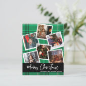 Papier Budget vert Plaid Multi Photo Noël (Debout devant)