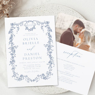 Papier Budget Victorien Français Photo Tout en un Mariage