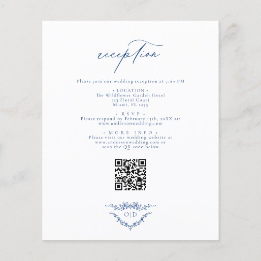 Papier Budget Victorien Français QR Code Tout en un Maria (Dos)