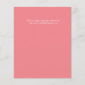 Papier BUDGET Vin Bourgogne Pampas Grass Mariage Tropical (Dos)