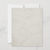 Papier Budget Vintage Alice au Mariage Wonderland (Dos)