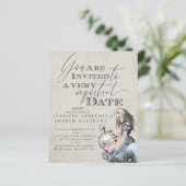 Papier Budget Vintage Alice au Mariage Wonderland (Debout devant)
