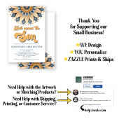 Papier Budget Voici Le Baby shower Son Retro