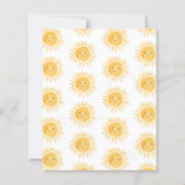 Papier Budget Voici Le Fils Garçon Invitation Baby shower (Dos)