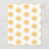 Papier Budget Voici L'Invitation Du Fils Baby shower (Dos)