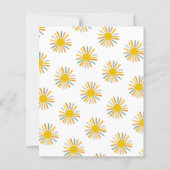 Papier Budget Voici L'Invitation Du Fils Baby shower (Dos)