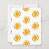 Papier Budget Voici L'Invitation Du Fils Baby shower (Dos)