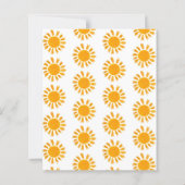 Papier Budget Voici L'Invitation Du Fils Baby shower (Dos)