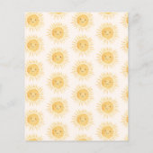 Papier Budget Voici L'Invitation Du Fils Baby shower (Dos)