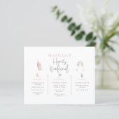 Papier budget Watercolor champagne poules week-end 3 jour (Debout devant)