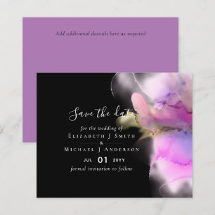 Papier Budget Watercolor Wedding Abstract Save Dates
