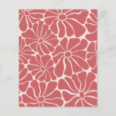 Papier Budget Wavy Retro Rose & Rouge Super Bridal Brunch (Dos)