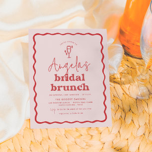 Papier Budget Wavy Retro Rose & Rouge Super Bridal Brunch
